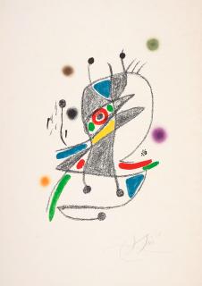 Joan Miró - Three plates, from Maravillas con variaciones acrósticas 3