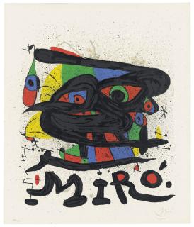 Joan Miro - Two plates, from: Cartones