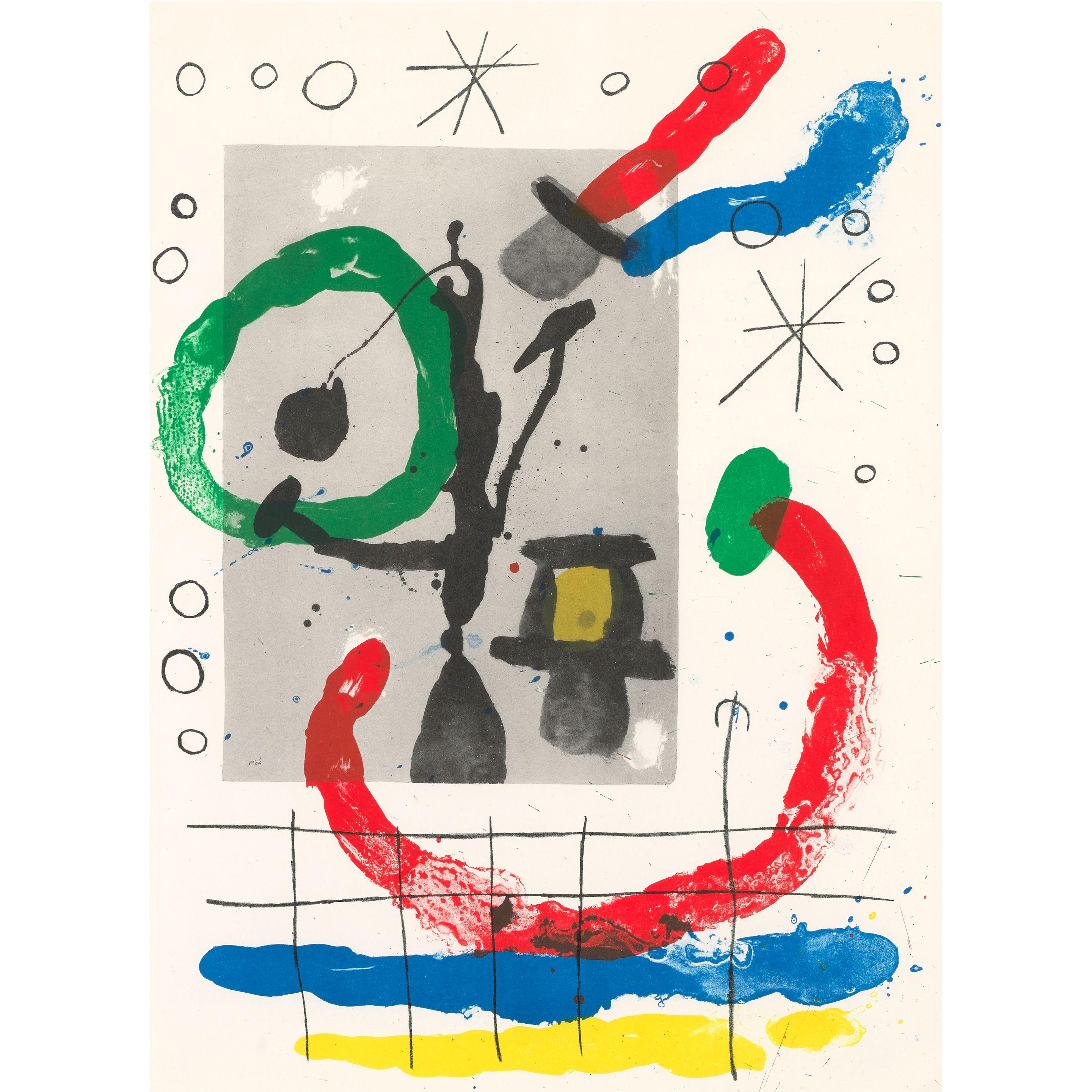 Joan Miró - Two plates, from Derrière le miroir no. 151-152 (2 works)