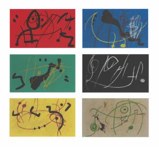 Joan Miro - Une Suite pour Man Ray: six plates