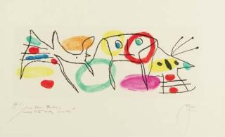Joan Miro - Untitled, from La Magie quotidienne (C. 125; D. 271)