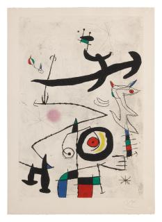 Joan Miró - Village D\'Oiseaux (Dupin 526)