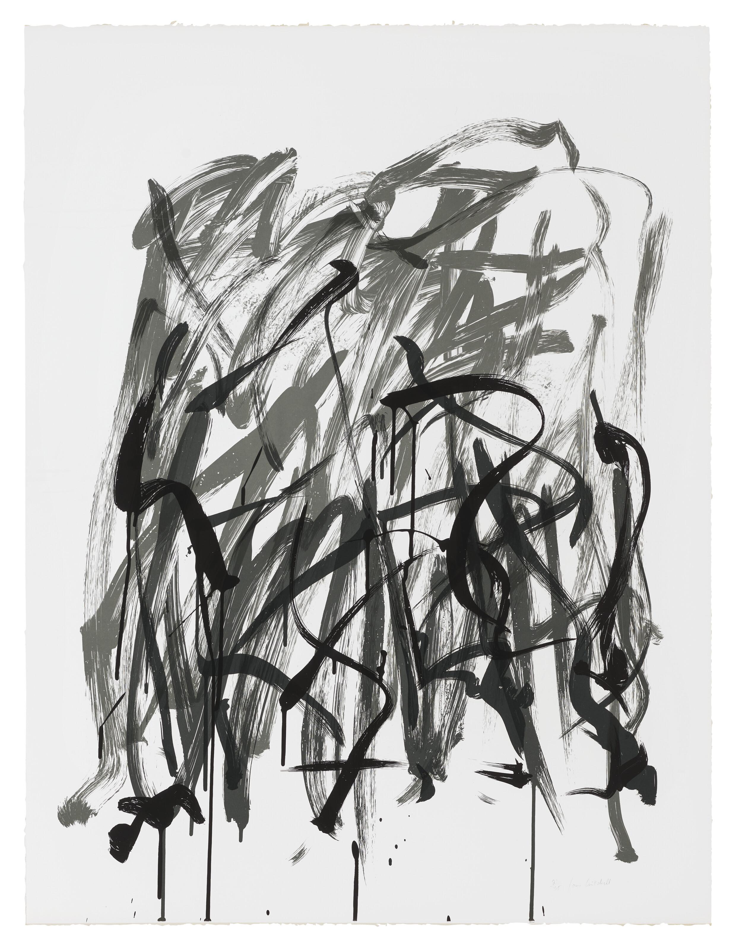 Joan Mitchell - Brush, State I, from Bedford Series