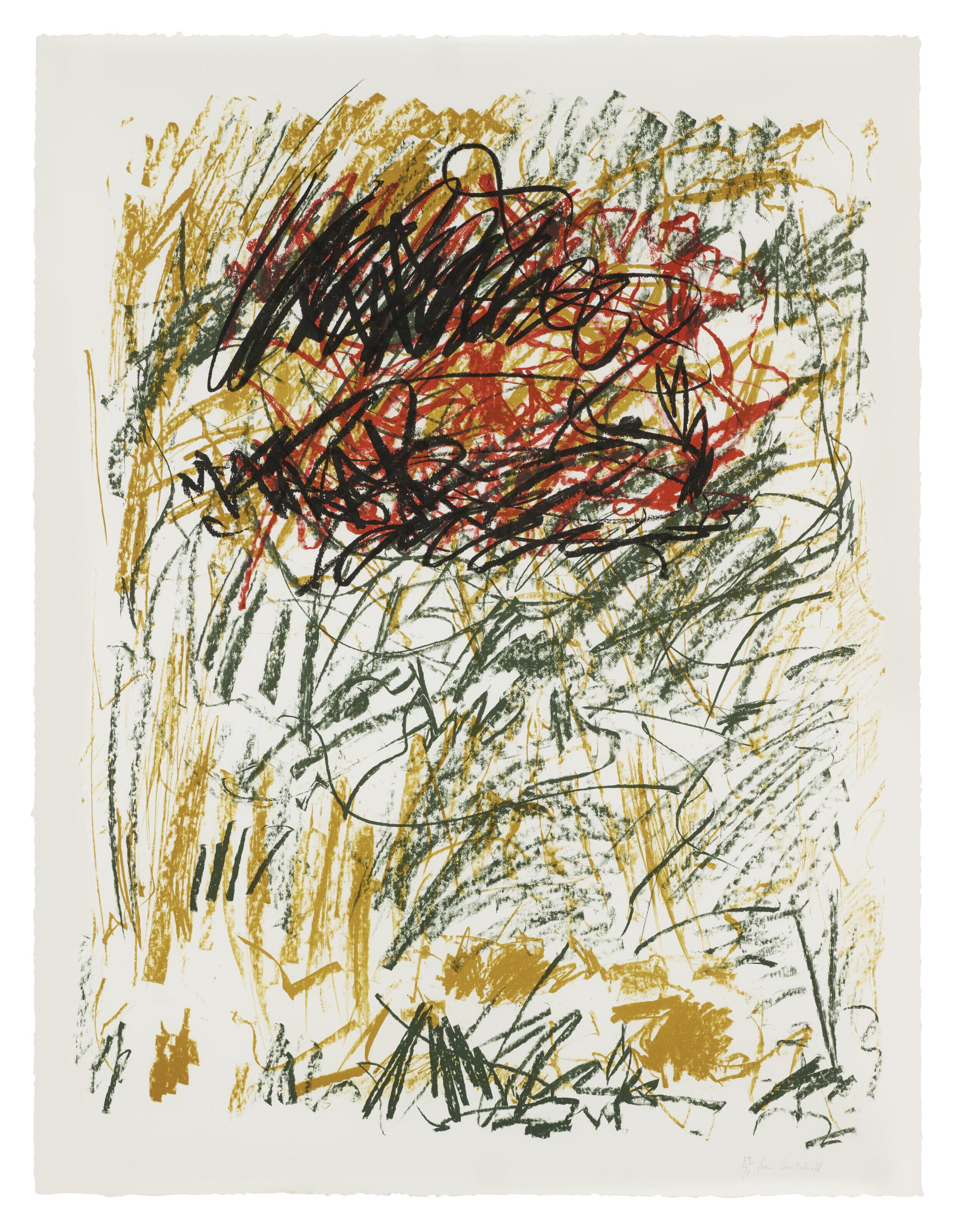 Joan Mitchell - Flower III, from: Bedford Series