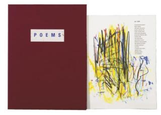 Joan Mitchell - Nathan Kernan, Poems, Mount Kisco, New York, Tyler Graphics, Ltd., 1992