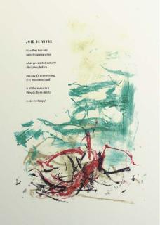 Joan Mitchell - Nathan Kernan, Poems, Mount Kisco, New York, Tyler Graphics, Ltd., 1992