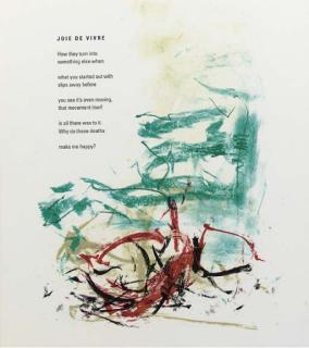 Joan Mitchell - Nathan Kernan, Poems, Mount Kisco, New York, Tyler Graphics, Ltd., 1992