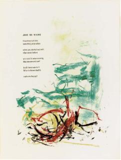 Joan Mitchell - Nathan Kernan, Poems, Mount Kisco, New York, Tyler Graphics, Ltd., 1992