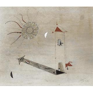 Joan Ponç - Composition Surréaliste