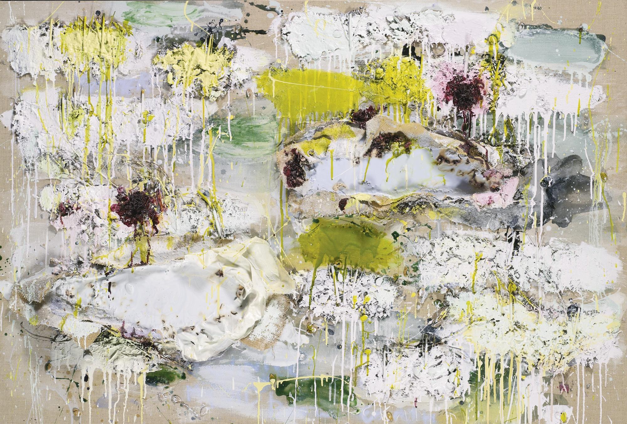 Joan Snyder - Alizarin And Ice