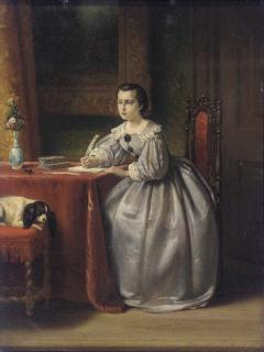 Joannes Christoffel Vaarberg - Writing a letter