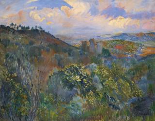 Joaquim Mir - Spanish ruinas Del Castillo De San Tueri, Felanitx (The Ruins Of The Castle Of San Tueri In Felanitx)
