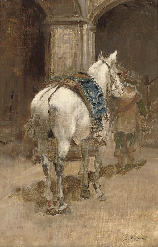 Joaquín Agrasot y Juan - Arriving home