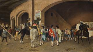 Joaquín Agrasot - Spanish preparing For The Corrida