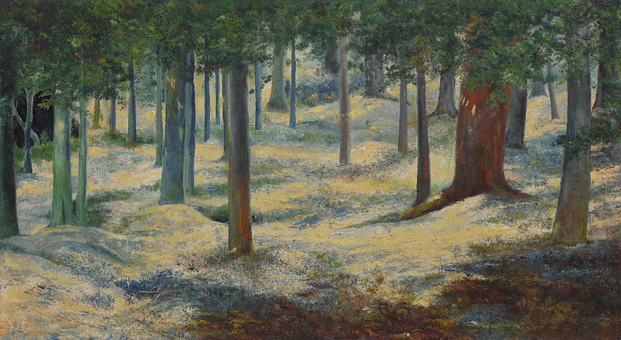 Joaquín Clausell - Bosque En El Otoño