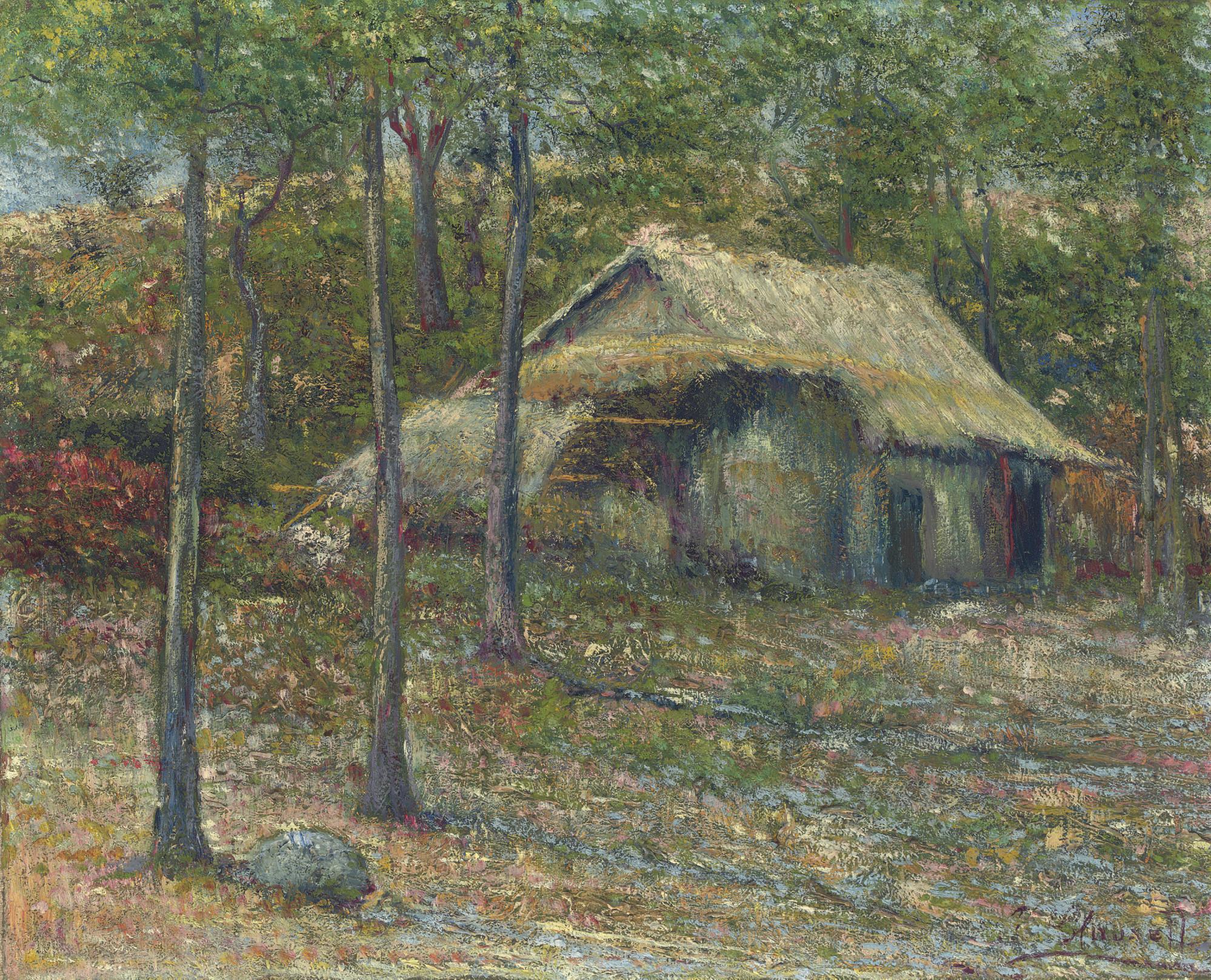 Joaquin Clausell - Paisaje con choza