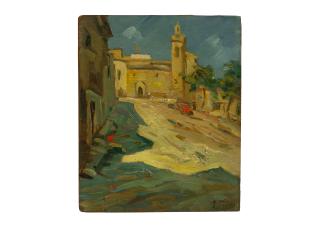 Joaquin Mir Trinxet - Vista de pueblo