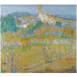 Joaquín Mir - Santa María, Maspujols (A View Of Santa Maria, Maspujols)