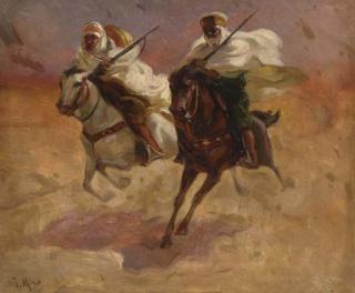 Joaquìn Mirò - Arab Riders
