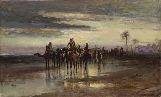 Joaquín Miró - Desert Caravan On Camelback