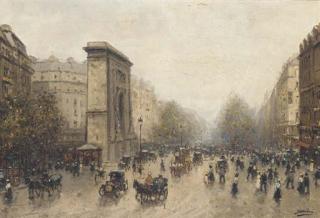 Joaquín Miró - La Porte Saint-Denis, Paris