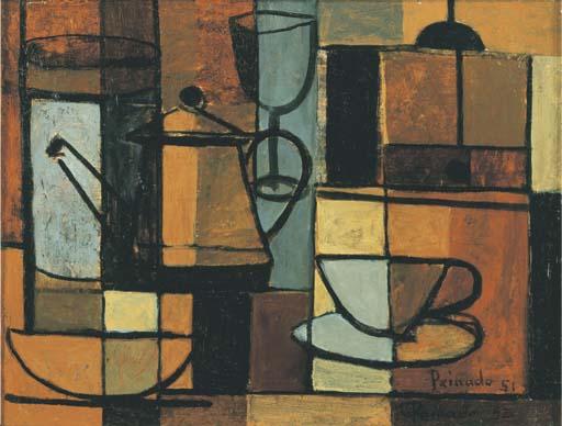 Joaquín Peinado - Bodegón Cubista