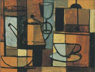 Joaquín Peinado - Bodegón Cubista