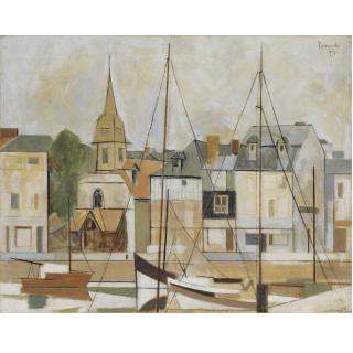 Joaquin Peinado - Spanish Quai St. Etienne A Honfleur