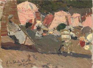 Joaquín Sorolla y Bastida - La Playa, Biarritz