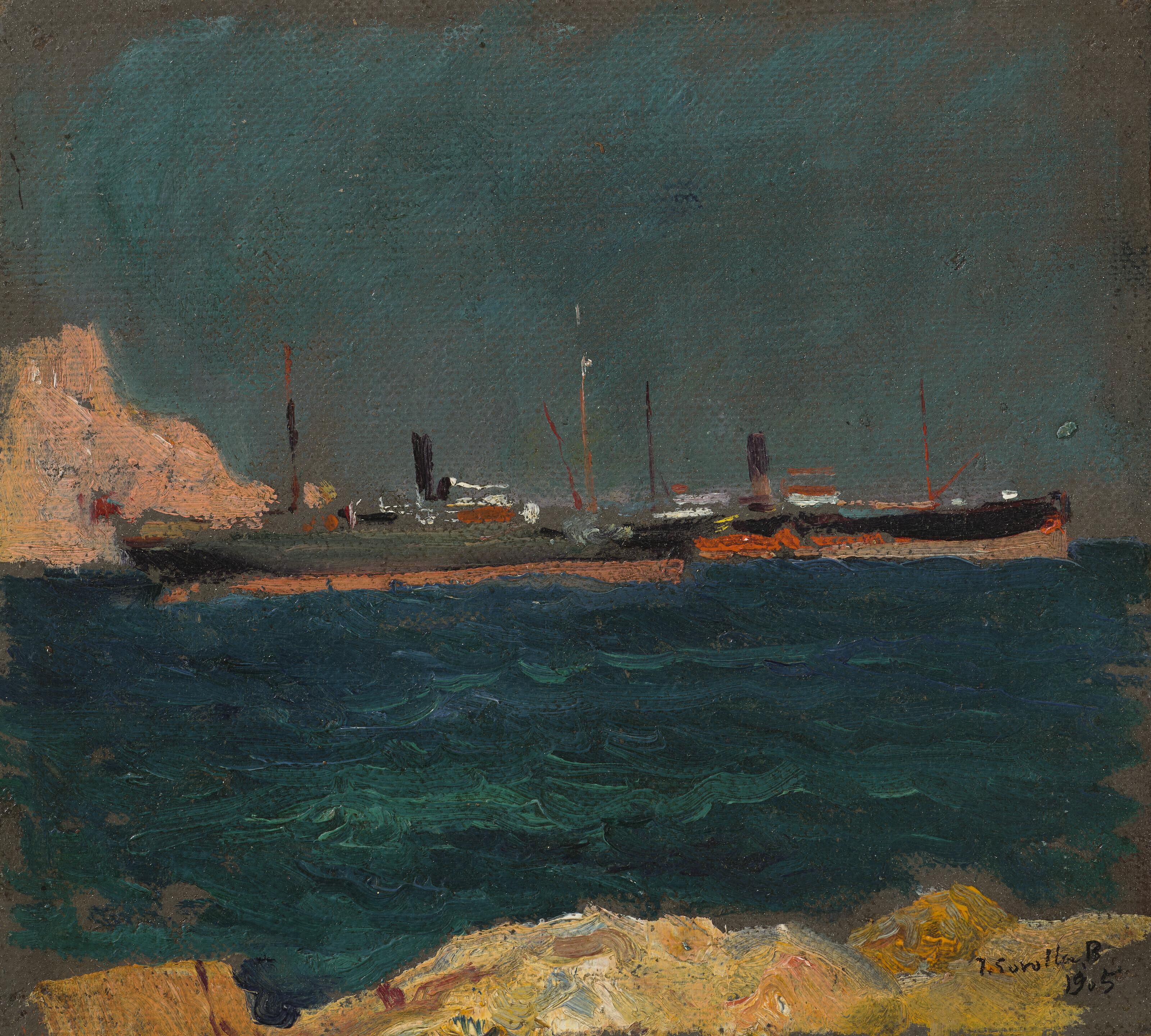 Joaquín Sorolla y Bastida - Puerto de Jávea