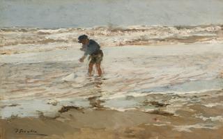 Joaquín Sorolla Y Bastida - Spanish el Niño De La Barquita