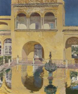 Joaquin Sorolla Y Bastida - Spanish palacio De Carlos V, Alcázar De Sevilla