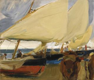 Joaquín Sorolla Y Bastida - Spanish playa De Valencia 