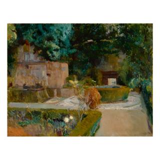 Joaquín Sorolla - Jardín De Los Adarves, Alhambra, Granada