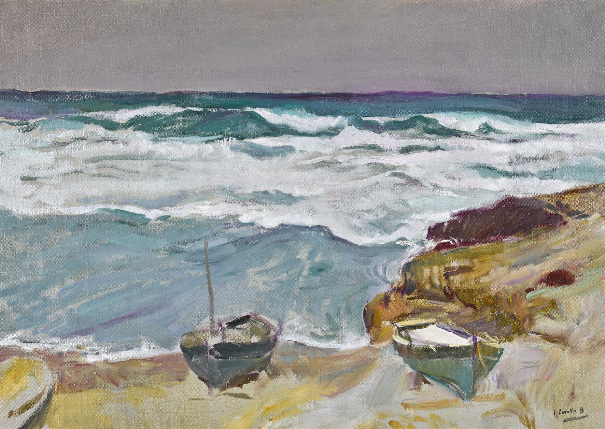 Joaquín Sorolla - La Caleta, Málaga (La Caleta Beach, Málaga)