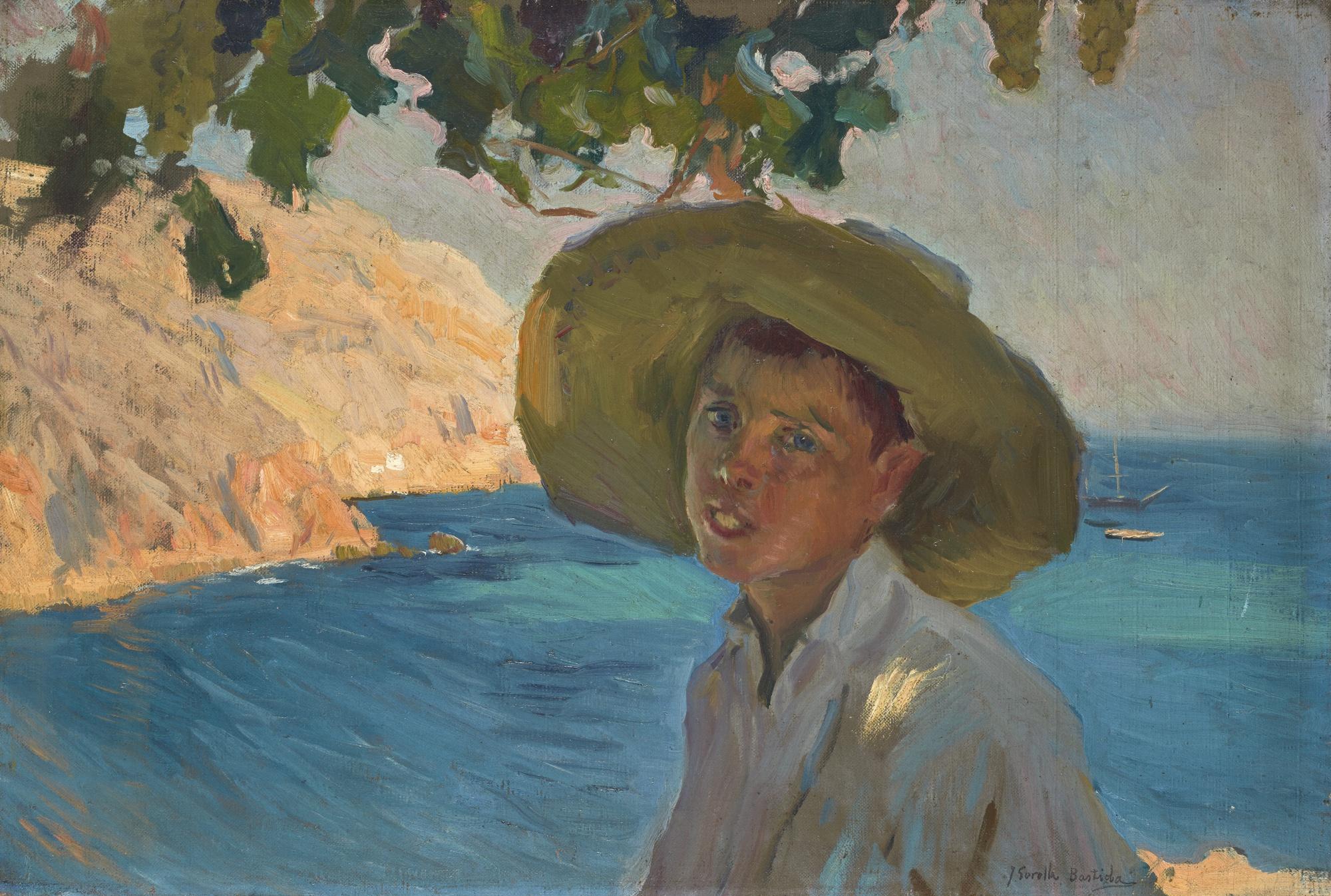 Joaquín Sorolla - Spanish chico Con Sombrero, Jávea (Boy With Sombrero, Jávea)