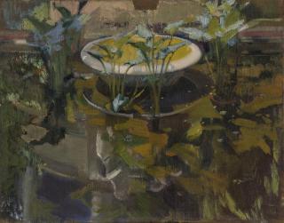 Joaquín Sorolla - Spanish jardin De La Casa Sorolla; Reflejo En ‘Fuente De Las Confidencias’ (Garden At The Artist’S House; Reflections In The Fountain Of Confidences)