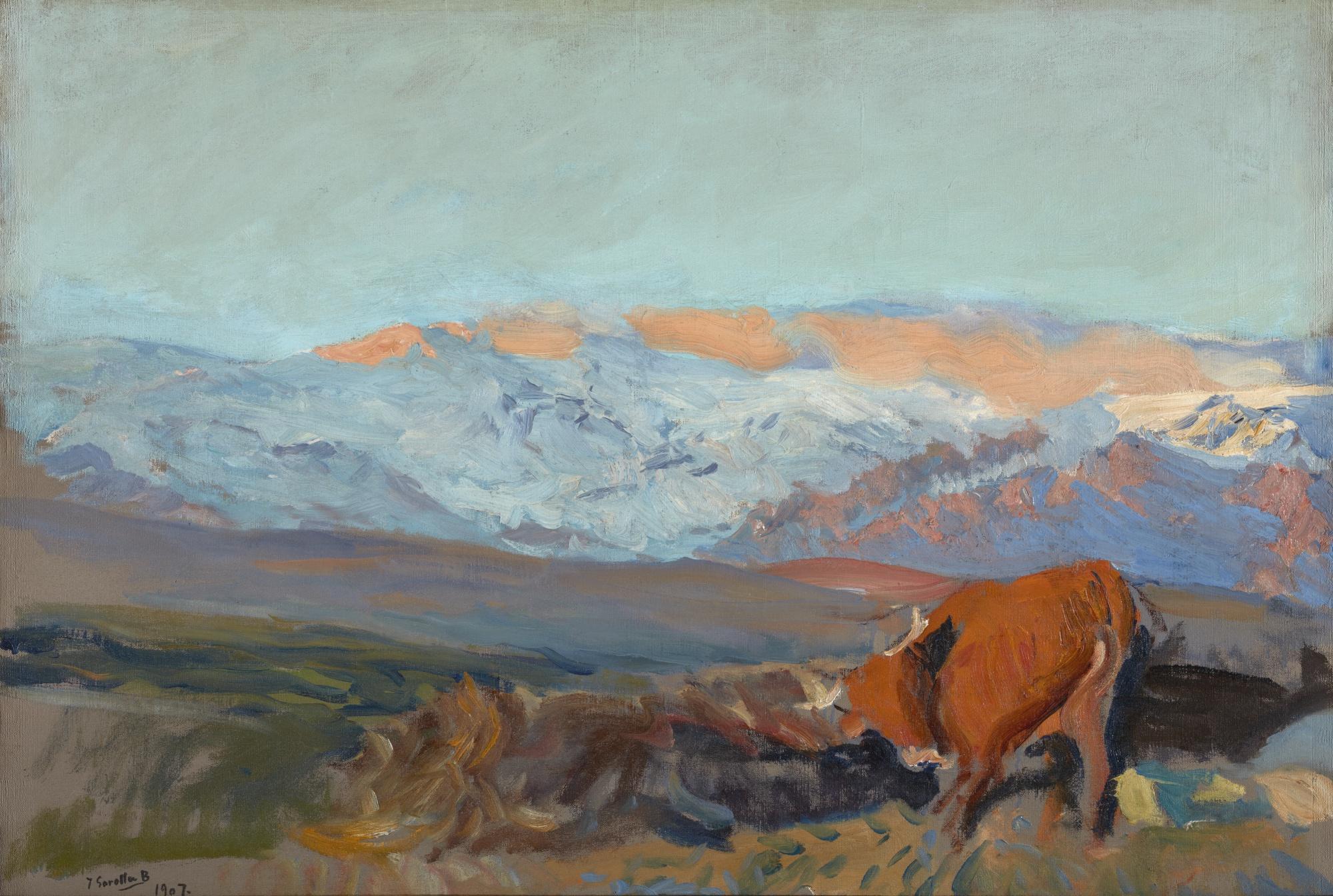 Joaquín Sorolla - Spanish las Zorreras. Sierra De Guadarrama