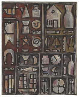 Joaquín Torres-García - Composición constructiva en planos y figuras