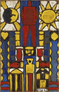 Joaquín Torres-García - Construcción con sol y luna