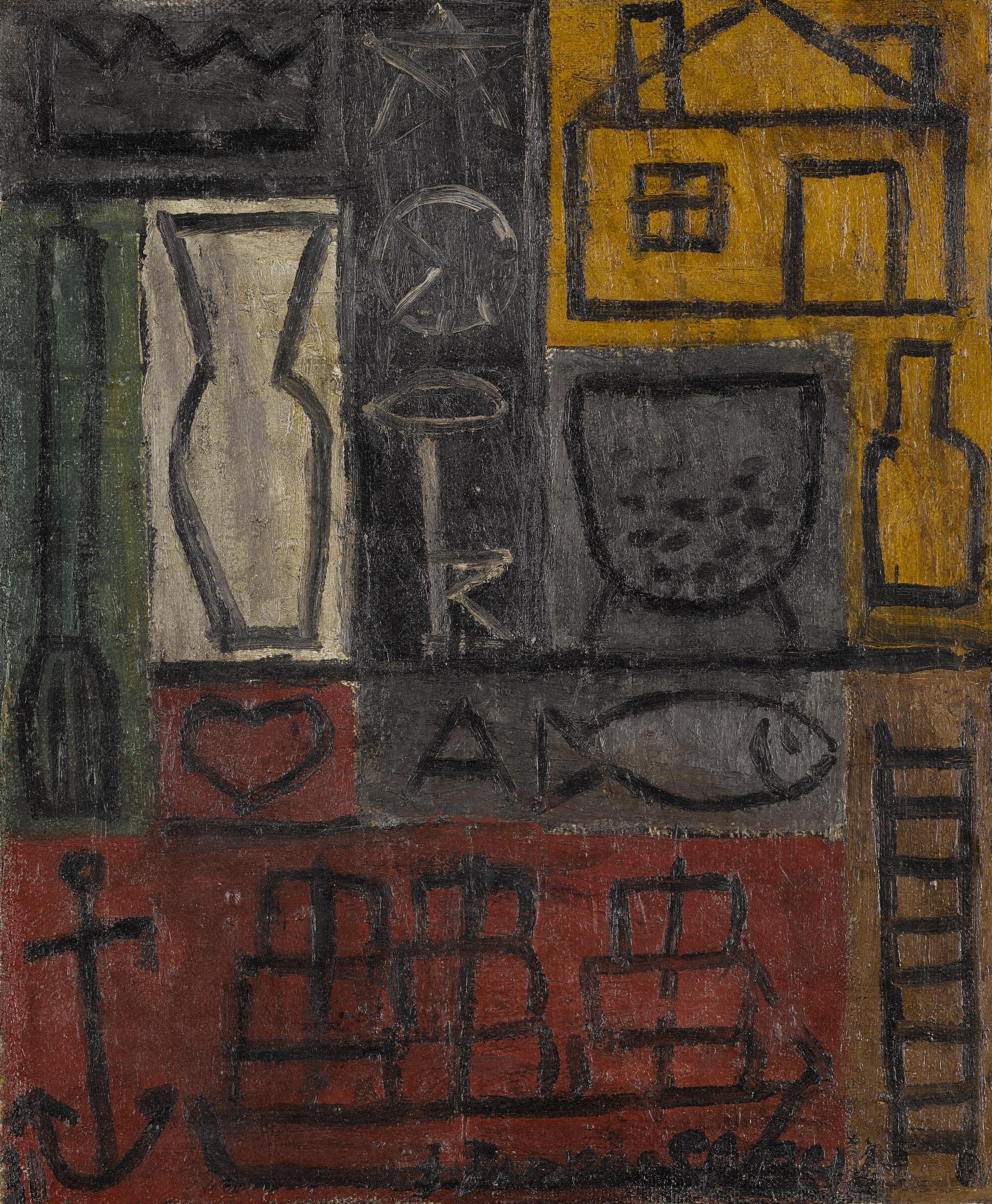 Joaquín Torres-García - Constructif Avec Navire