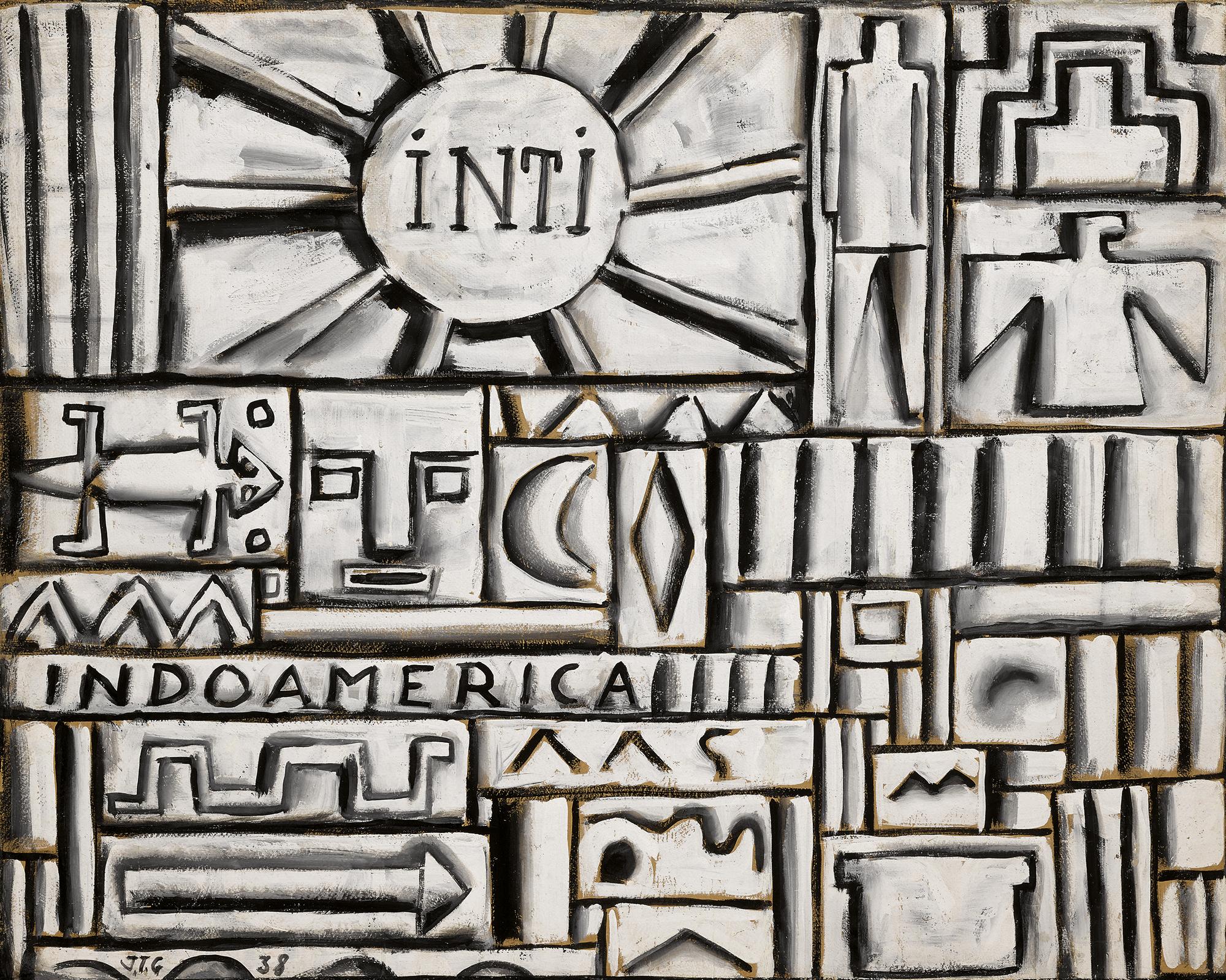 Joaquín Torres-García - Constructivo En Blanco Y Negro (Inti) 