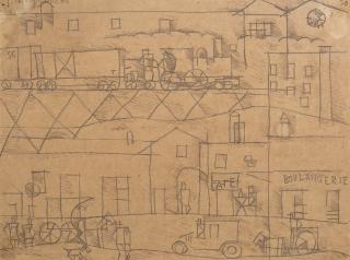 Joaquín Torres-García - La Gare