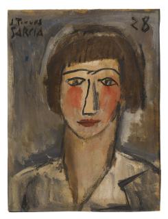 Joaquín Torres-García - Tête De Femme