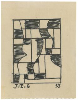 Joaquín Torres-García - Two Works On Paper: Formas And Untitled