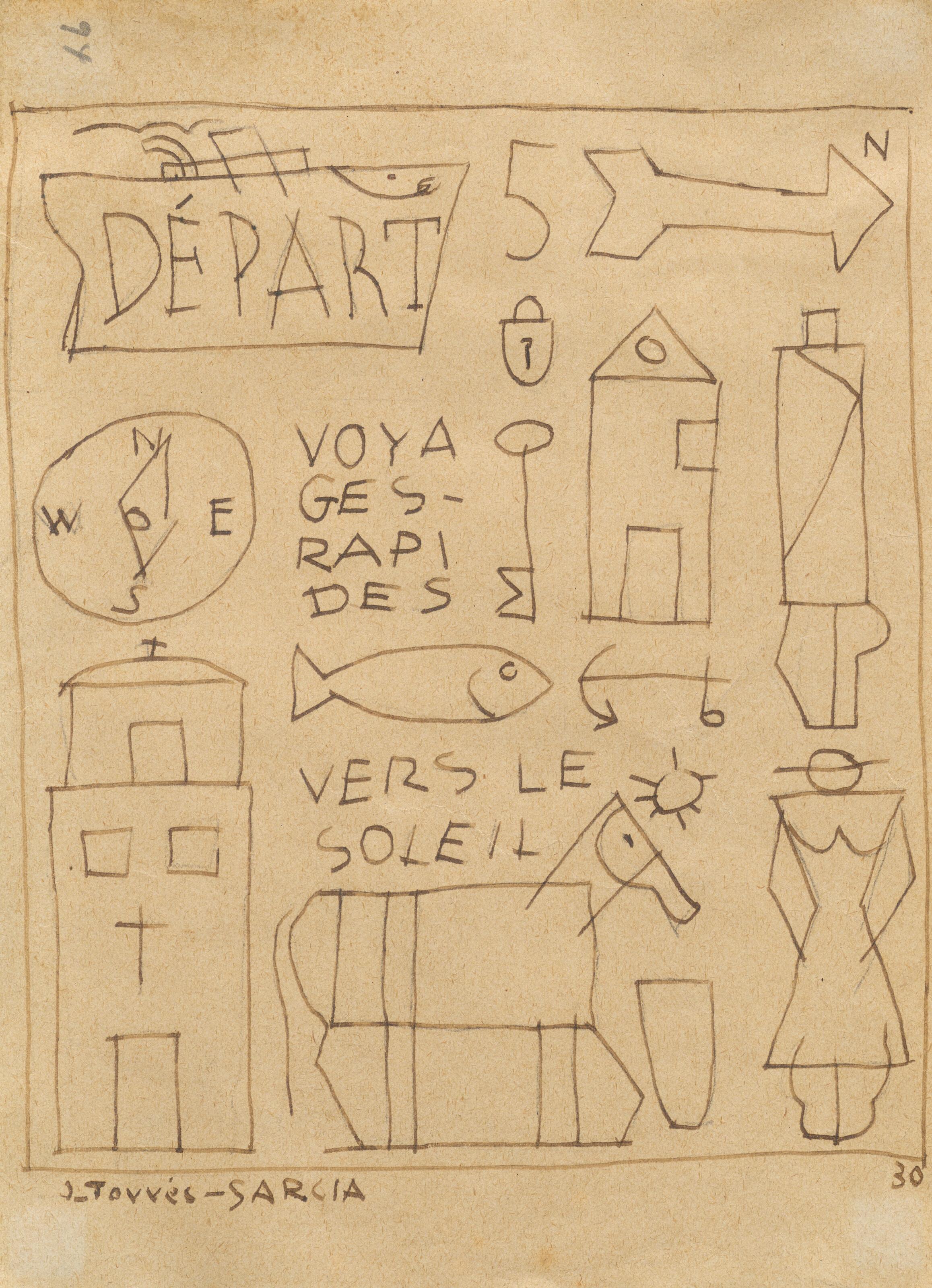 Joaquín Torres-García - Voyages rapides vers le soleil