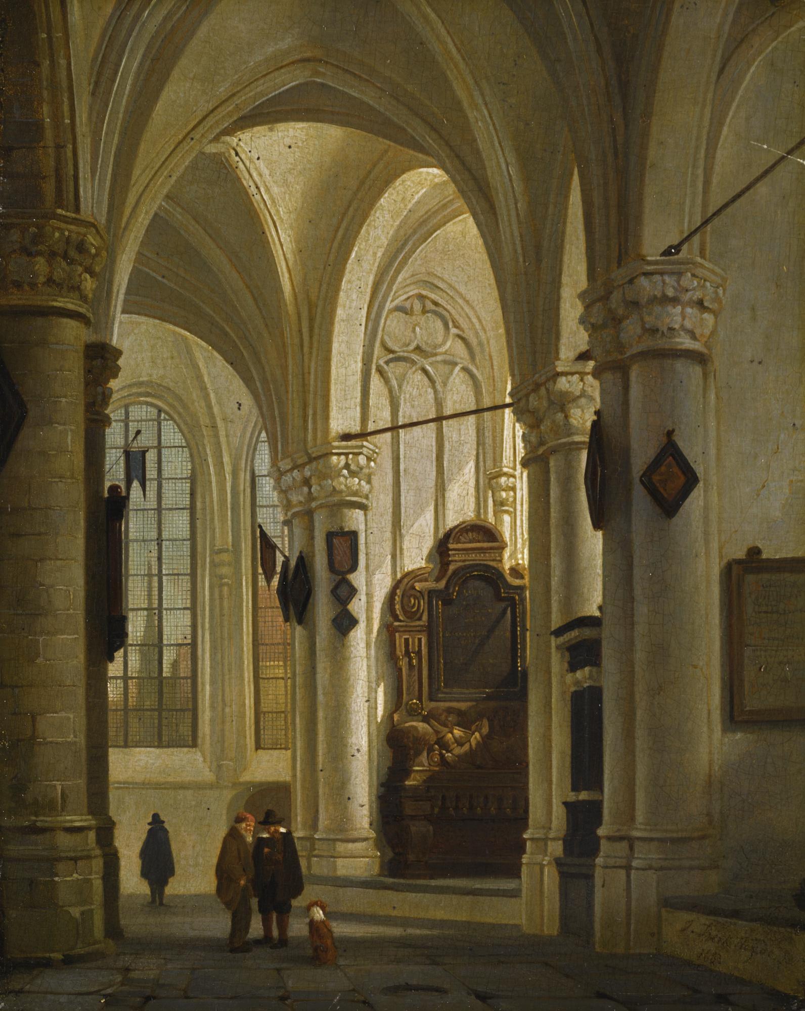 Job Adriaensz. Berckheyde - Church Interior