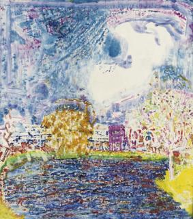 Job Hansen - Noorderplantsoen - Gracht Harde Wind En Witte Wolk