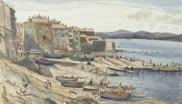 Job Nixon - A busy day on the waterfront, San Tropez