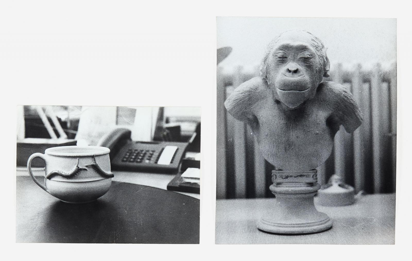 Jochen Lempert - Ohne Titel (Affe/Tasse) (2-teilig)